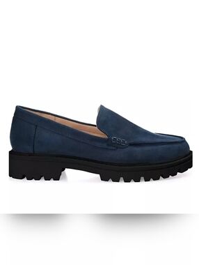 Navy Suede Journey collection Lug Sole Loafer